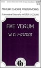 Ave Verum SATB choral sheet music cover